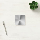 Post-it® Nom personnalisé par métal balayé (Bureau)