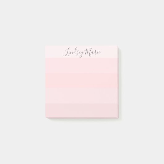 Post-it® Nom PERSONNALISÉ Post-It Notes (Devant)