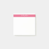 Post-it® Nom PERSONNALISÉ Post-It Notes (Devant)