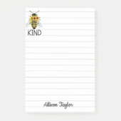 Post-it® Nom Personnalisé Publier Il Notes Beind Be Kind Su (Devant)