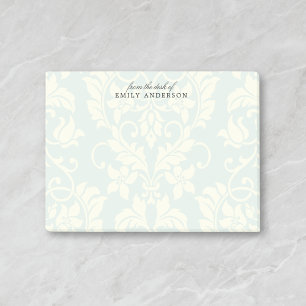 Post-it® Nom personnalisé vintage Damask