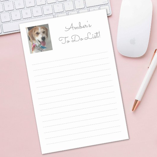 Post-it® Nom, photo et message de la Personnaliser, Lignes