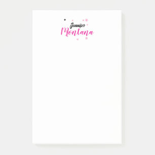 Post-it® Nom professionnel élégant moderne minimaliste