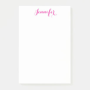 Post-it® Nom professionnel élégant moderne minimaliste simp