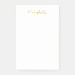 Post-it® Nom propre minimaliste classique professionnel