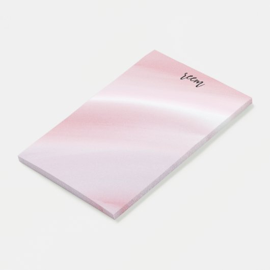 Post-it® nom rose pâle (Incliné)