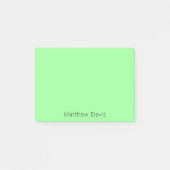 Post-it® Nom vert de la monnaie (Devant)