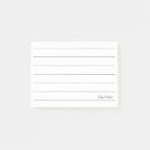 Post-it® Nombre minimal de lignes d'écriture Abstraites (Devant)