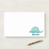Post-it® Noms d'enfants dinosaures (Sur un bureau)