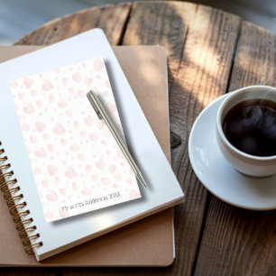 Post-it® Noms personnalisés et année dans un cœur stylisé r