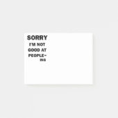 Post-it® Non bon aux gens - Ing (Devant)