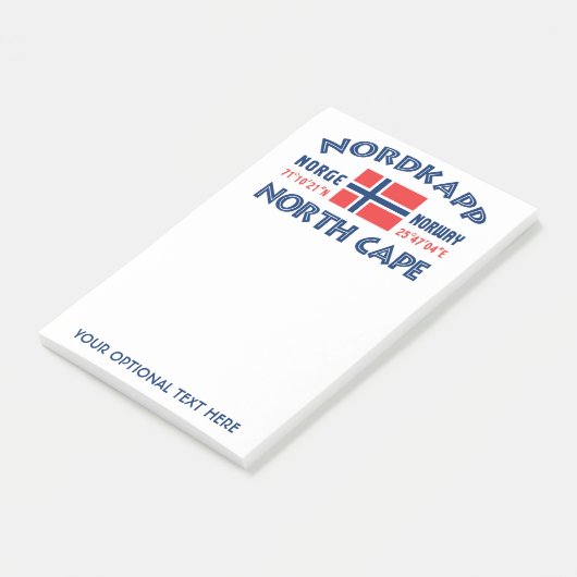 Post-it® NORDKAPP Norway Post-It Notes (Incliné)