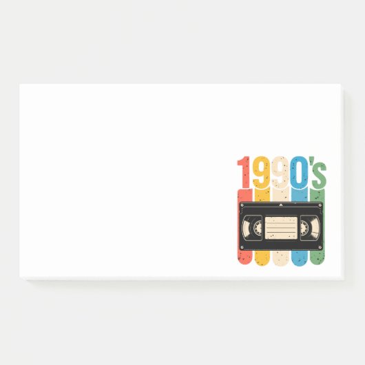 Post-it® nostalgie des VHS des années 90 (Devant)