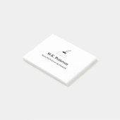 Post-it® notaire agent signataire de prêt public ajouter le (Incliné)