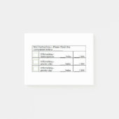 Post-it® Note à coller pour le courrier (Devant)