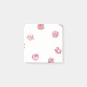 Post-it® Note à coller rose floral 3x3 (Devant)