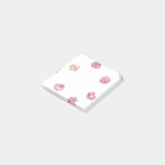 Post-it® Note à coller rose floral 3x3 (Incliné)