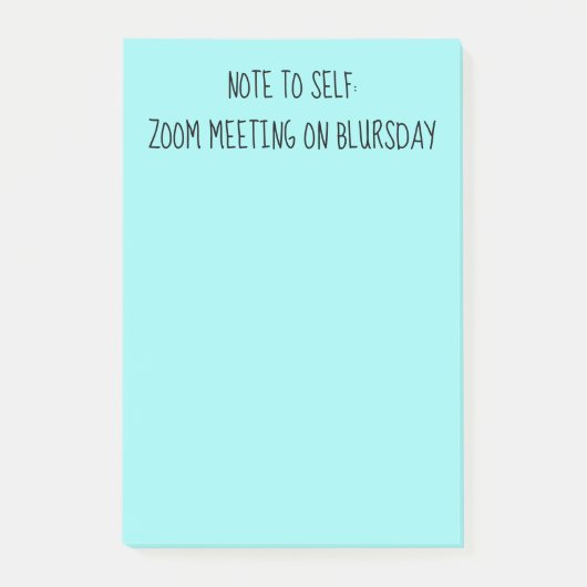 Post-it® "Note à soi" amusant BlThursday Post-It Notes (Devant)