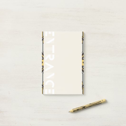 Post-it Note [Art Deco] (Sur un bureau)
