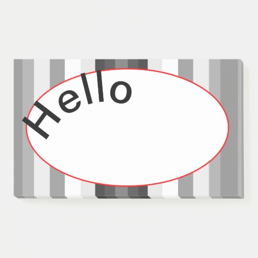 Post-it® Note Bonjour (Devant)