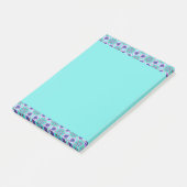 Post-it® Note collante de fractale ornée de bijoux (Incliné)