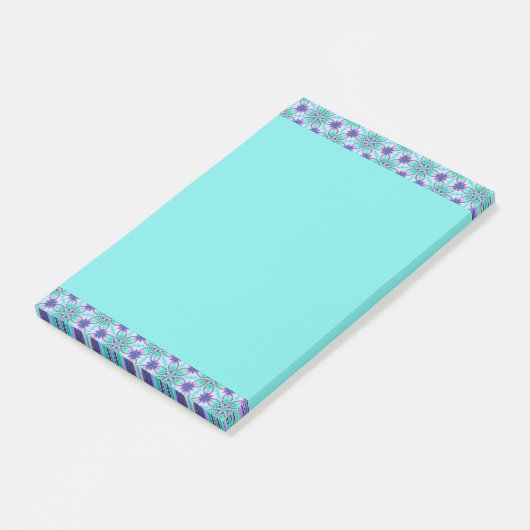 Post-it® Note collante de fractale ornée de bijoux (Incliné)