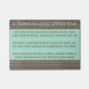 Post-it® Note de baby shower