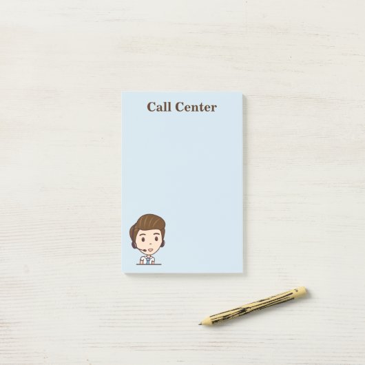 Post-it® Note de centre d'attention téléphonique (Sur un bureau)