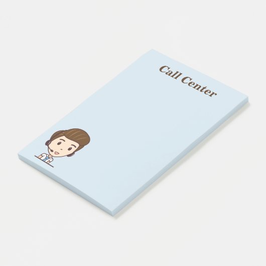 Post-it® Note de centre d'attention téléphonique (Incliné)