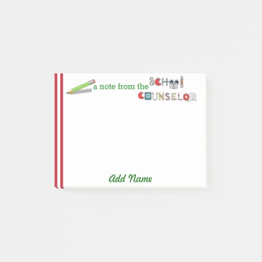 Post-it® Note de Courrier-it® customisée par conseiller (Devant)