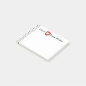 Post-it® Note de Courrier-it® de note d'assistant social (Incliné)