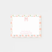 Post-it® Note de déjeuner personnalisée pour enfants à moti (Devant)