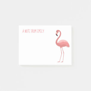 Post-it® Note de Flamant rose rose de
