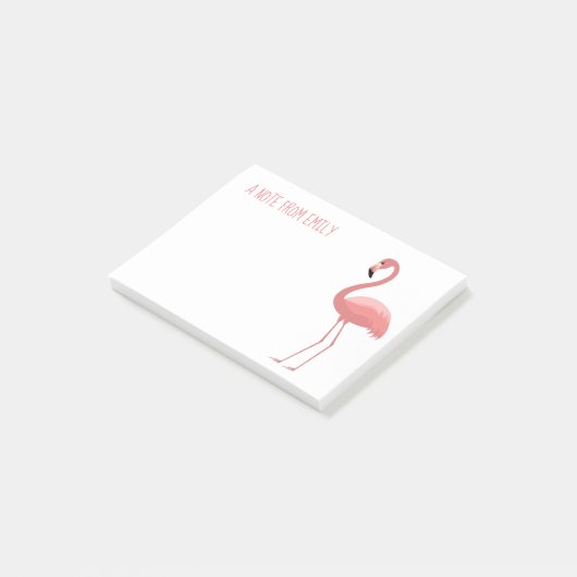 Post-it® Note de Flamant rose rose de (Incliné)