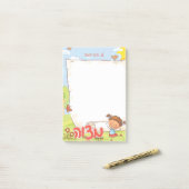 Post-it® Note de la fille Mitvah - Bloc-notes 4 x 6 (Sur un bureau)