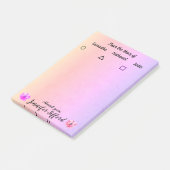 Post-it® Note de la maman - Note adhésive botanique (Incliné)