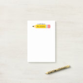 Post-it® Note de la part du professeur Cadeau crayon (Sur un bureau)