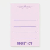 Post-it® Note de la princesse (Devant)
