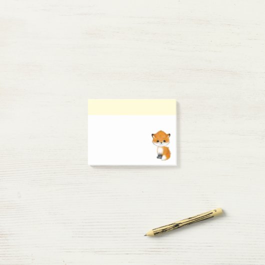 Post-it® Note de la publication Fox (Sur un bureau)