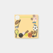 Post-it® Note de l'article de sport (Devant)