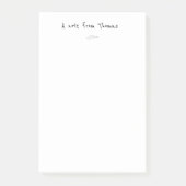 Post-it® Note De L'Avion Papier (Devant)