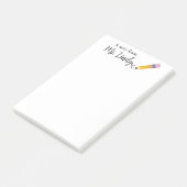 Post-it® Note de l'enseignant (Incliné)