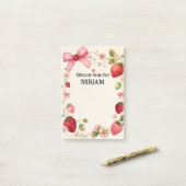 Post-it® Note de Mitzvah de fille juive (Sur un bureau)