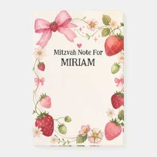 Post-it® Note de Mitzvah de fille juive