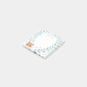 Post-it® Note de Nom Personnalisé avec Adorable Petit Chat  (Incliné)