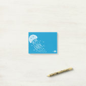 Post-it® Note de post-it apathique de méduses (Sur un bureau)