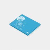 Post-it® Note de post-it apathique de méduses (Incliné)