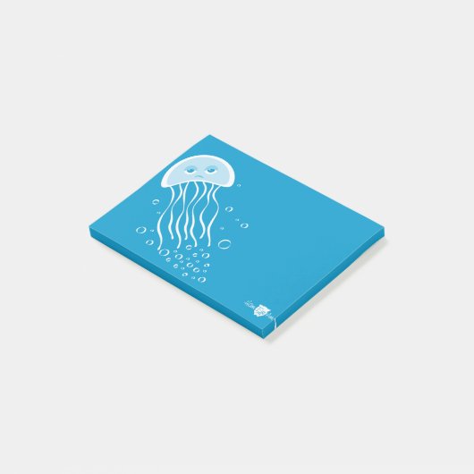 Post-it® Note de post-it apathique de méduses (Incliné)