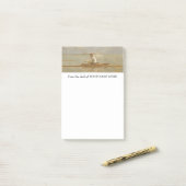 Post-it® Note de post-it d'aviron, grande pour des (Sur un bureau)