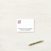 Post-it® Note de post-it de bloc d'édredon B (Sur un bureau)